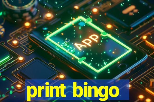 print bingo